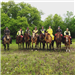 Members of Polk, Cass, and Hubbard Co. Search and Rescue Training on Horses
