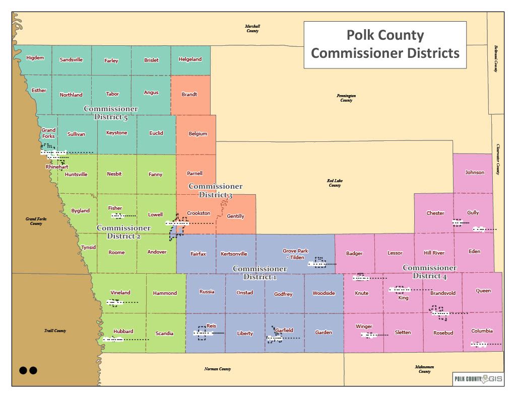 Polk County Commissioner Districts