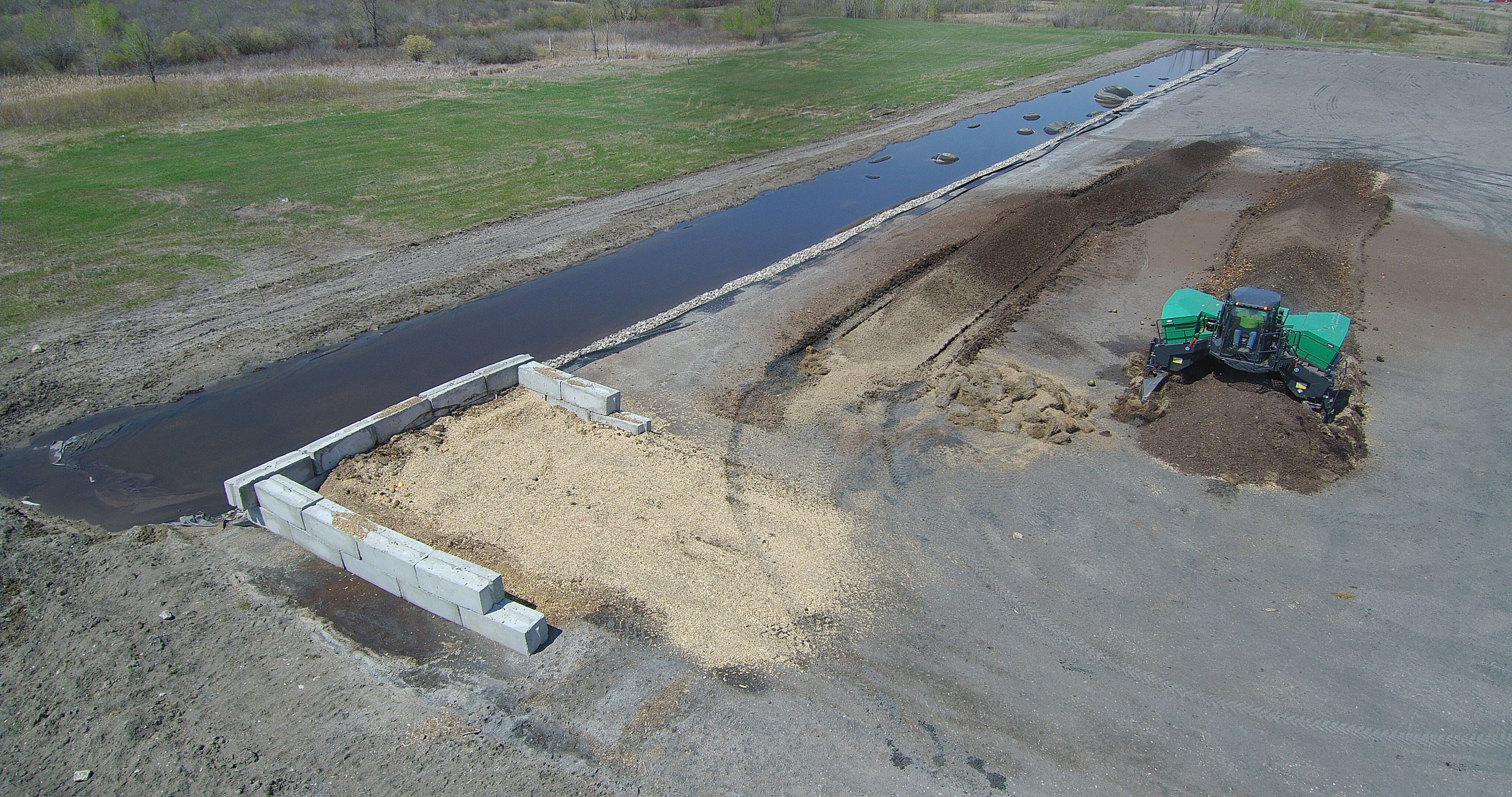 Compost buncher zoomed out