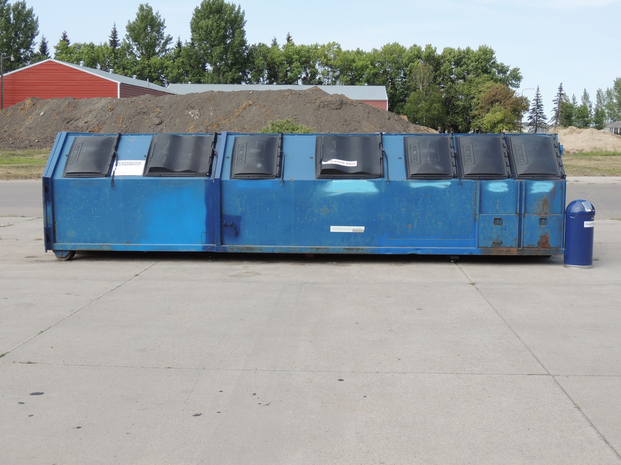 Recycling Drop-Off Bin