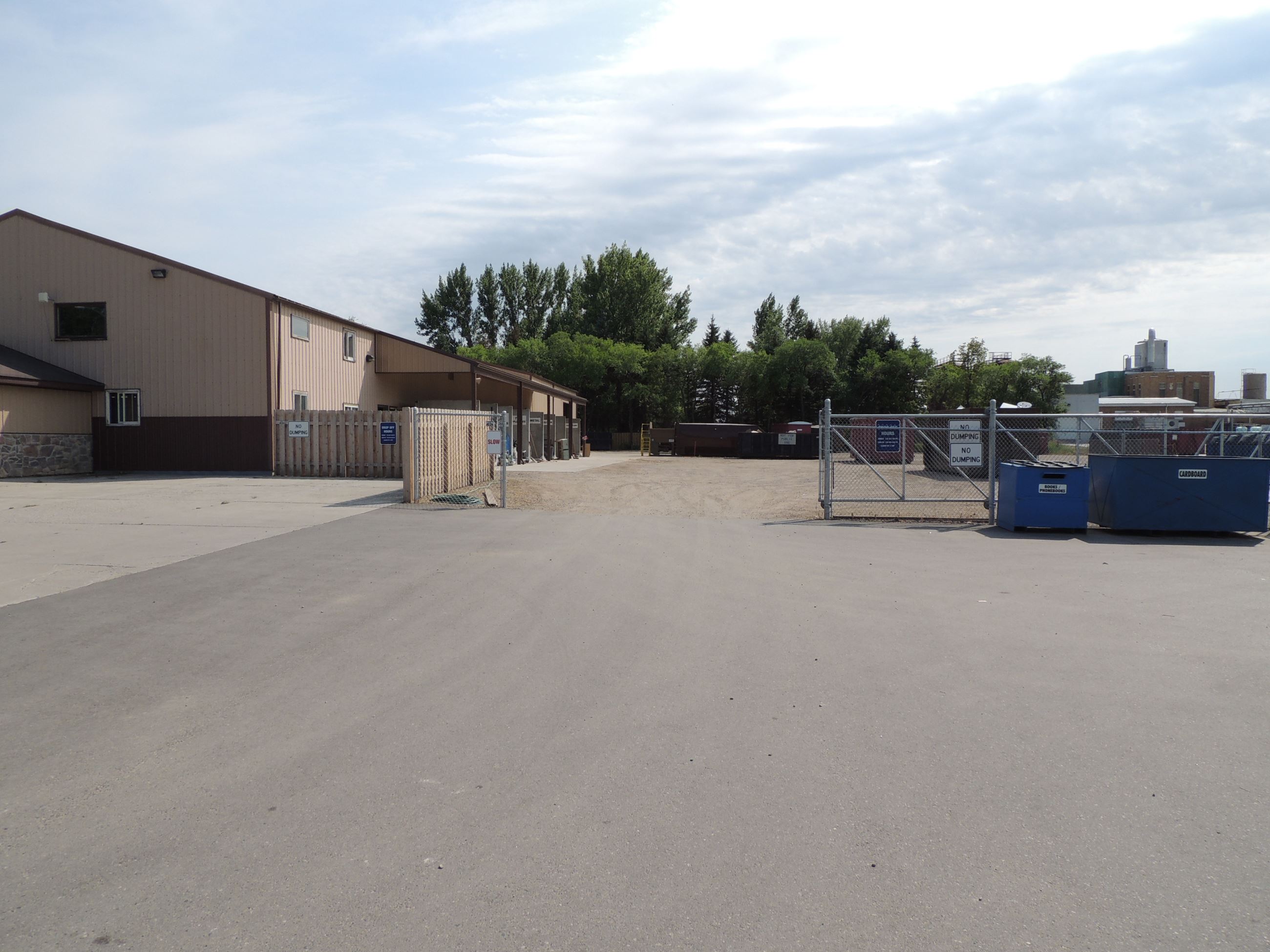 Recycling Center Front Gate