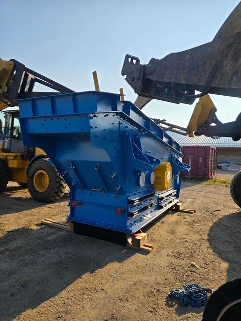 Spaleck Fines Screen unloading