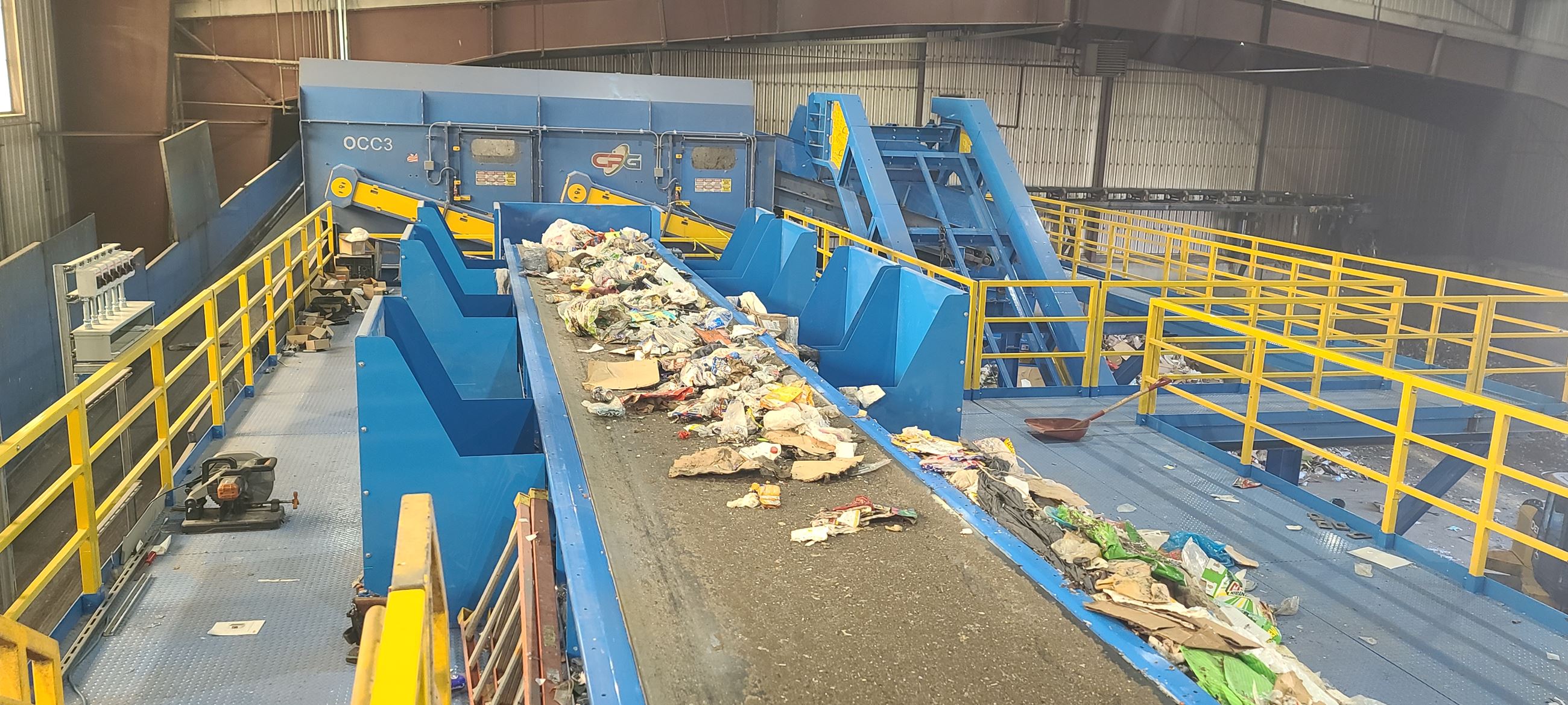 New sorting area for robotic sorting system
