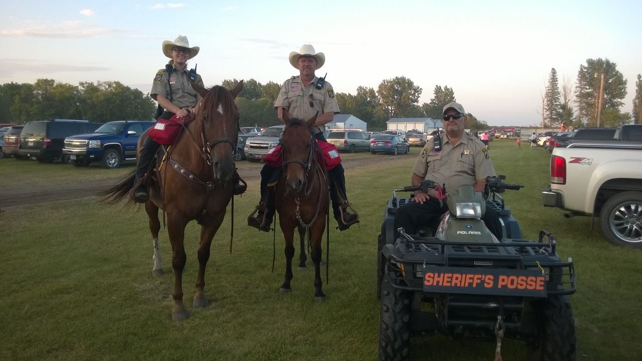 Polk County Mounted Posse on Horses and an ATV